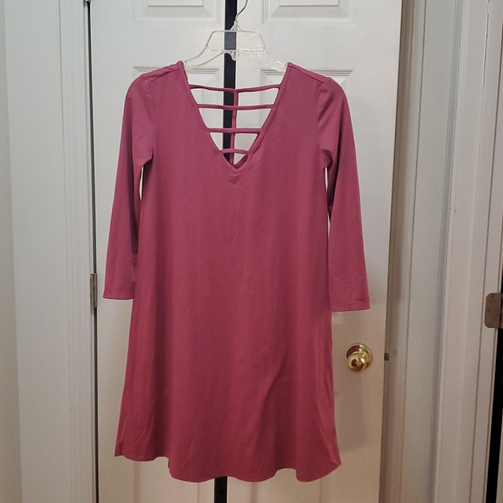 Dusty pink dress